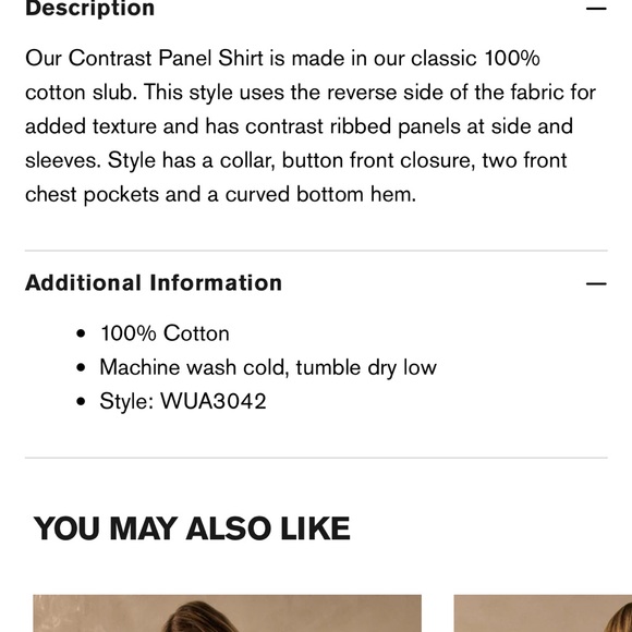 James Perse Slub Cotton Khaki Button-Up Shirt - Picture 12 of 15